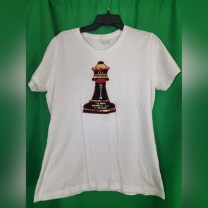 Next Level Apparel Women's Tshirt, XXL, White - EUC